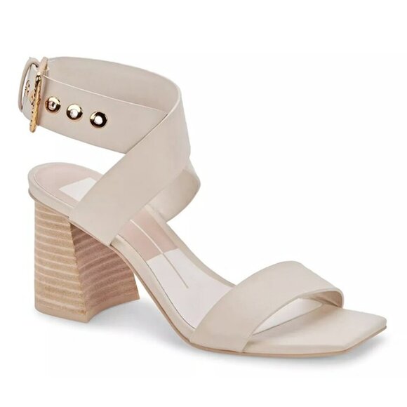 Dolce Vita Women's Paytin Ivory Ankle-Strap City Sandals Size 10 (MSRP $130) - Picture 1 of 11